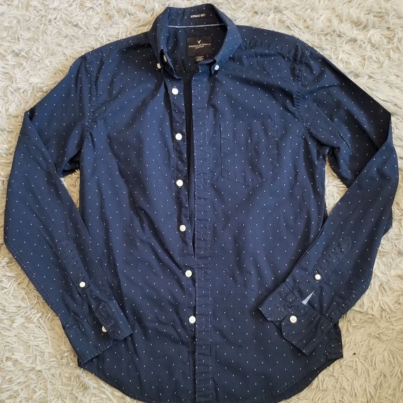 American Eagle button down shirt, XS - Picture 1 of 6
